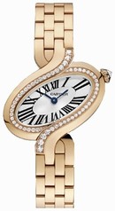 Cartier Delices De Cartier Diamond 18k Rose Gold Ladies Watch WG800006