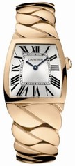 Cartier La Dona Silver Dial 18kt Rose Gold Ladies Watch W640040I