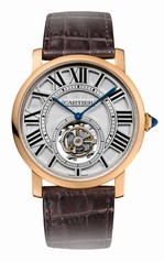 Cartier Rotonde de Cartier Flying Tourbillon 18 kt Rose Gold Men's Watch W1556215