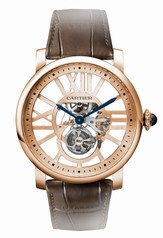 Cartier Rotonde de Cartier Flying Tourbillon Skeleton Dial Men's Watch W1580046