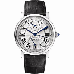 Cartier Rotonde de Cartier Perpetual Calendar Automatic 18 kt White Gold Men's Watch W1556218