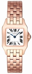 Cartier Santos Demoiselle 18kt Rose Gold Ladies Watch W25073X9