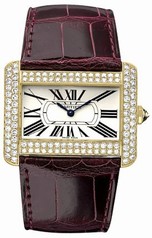 Cartier Tank Divan 18kt Yellow Gold Diamond Men's Watch WA301170