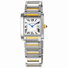 Cartier Tank Francaise 18kt Yellow Gold and Steel Ladies Watch W51012Q4