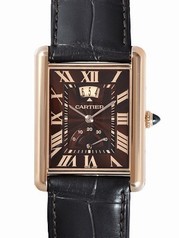Cartier Tank Louis Brown Dial Automatic Ladies Watch W1560002