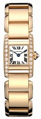 Cartier Tankissime 18kt Rose Gold Diamond Ladies Watch WE70058H