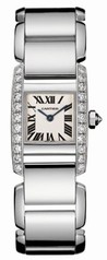 Cartier Tankissime Diamond 18kt White Gold Ladies Watch WE70039H