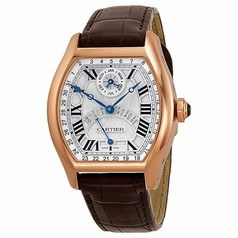 Cartier Tortue Perpetual Calendar Automatic 18 kt Rose Gold Men's Watch W1580045