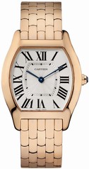 Cartier Tortue Silvered Guilloché Dial Ladies Watch W1556366