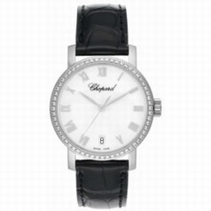 Chopard Classic White Dial 18 Carat White Gold Men's Watch 134200-1002