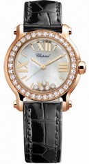 Chopard Happy Sport Mother of Pearl Dial Ladies Watch 27/4189-5005