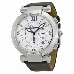 Chopard Imperiale Automatic Silver and Mother of Pearl Dial Black Satin Men's Satin Strap Watch 388549-3001BKSAT