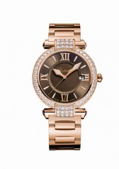 Chopard Imperiale Brown Dial 18 Carat Rose Gold Ladies Watch 384221-5012