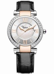 Chopard Imperiale Diamond Silver Dial Stainless Steel and Rose Gold Ladies Watch 388532-6003