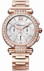 Chopard Imperiale Mother of Pearl Chronograph 18kt Rose Gold Ladies Watch 384211-5004