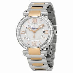 Chopard Imperiale Silver Dial Steel and Rose Gold Ladies Watch 388532-6004