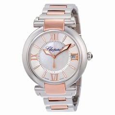 Chopard Imperiale Silver Mother of Pearl Dial Stainless Steel and Rose Gold Men's Watch 388531-6007