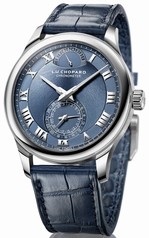 Chopard L.U.C Quattro Blue Dial Platinum Men's Watch 161926-9001