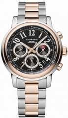 Chopard Mille Miglia Chronograph Black Dial 18 Carat Rose Gold Automatic Men's Watch 158511-6002