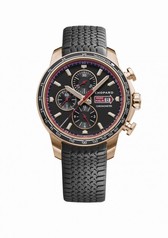 Chopard Mille Miglia GTS Black Dial Black Rubber Chornograph Automatic Men's Watch 161293-5001