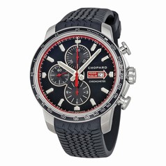 Chopard Mille Miglia GTS Chrono Black Dial Black Rubber Racing Tires Men's Watch 168571-3001