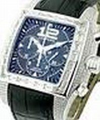 Chopard Two O Ten Blue Arabic-Index Dial Black Alligator Leather Automatic Men's Luxury Watch 172272-1001