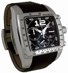 Chopard Two O Ten Steel Black Chronograph Men's Watch 168961-3001