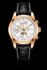 Longines Conquest Classic Moonphase Rose Gold Silver (L2.798.8.72.3)