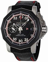 Corum Admirals Cup Automatic Black Dial Black Fabric Men's Watch 96110104F231AN14