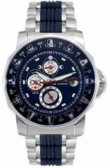 Corum Admiral's Cup 18kt White Gold and Blue Rubber Men's Watch 977 643 59 V793 AB32