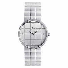 Dior La D De Dior Silver Dial Stainless Steel Ladies Watch CD043113M001