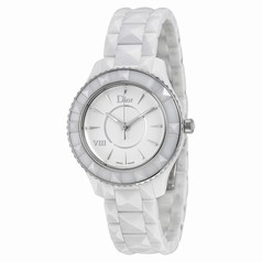 Dior VIII White Ceramic and Stainless Steel Ladies Watch CD1231E2C001