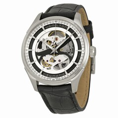 Hamilton Jazzmaster Viewmatic Automatic Skeleton Dial Black Leather Men's Watch H42555751