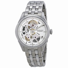 Hamilton Jazzmaster Viewmatic Automatic Skeleton Dial Stainless Steel Ladies Watch H32405111