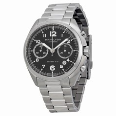 Hamilton Pilot Pioneer Automatic Chronograph Black Dial Stainless Steel Men's Watch H76416135