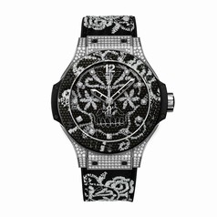Hublot Big Bang Broderie Stainless Steel Diamond Set Limited Edition Ladies Watch 343.SX.6570.NR.0804