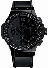 Hublot Big Bang Dial Black Black Diamonds Men's Luxury Watch 341.CX.1210.VR.1100