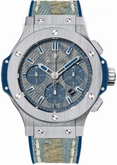 Hublot Big Bang Jeans Steel Blue Dial Chronograph Limited Edition Men's Watch 301.SL.2770.NR.JEANS