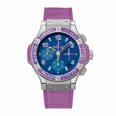 Hublot Big Bang Pop Art Steel Purple Dial Blue Self-Winding Ladies Watch 341.SV.5199.LR.1905POP14