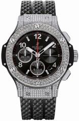 Hublot Big Bang Steel 41mm Dial Black Automatic Men's Watch 342.SX.130.RX.174