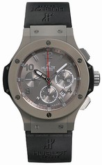 Hublot Big Bang Titanium Case Black Leather Strap Chronograph Men's Watch 320-UI-440-RX