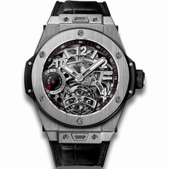 Hublot Big Bang Tourbillion Skeleton Dial Power Reserve 5 Days Titanium Limited Edition Men's Watch 405.NX.0137.LR