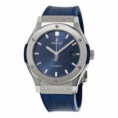 Hublot Classic Fusion Automatic Blue Sunray Dial TitaniumMen's Watch 542.NX.7170.LR