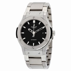 Hublot Classic Fusion Black Dial Titanium Automatic Men's Watch 542.NX.1170.NX
