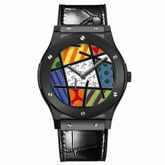 Hublot Classic Fusion Enamel Britto Multi Color Dial Ceramic Limited Edition Men's Watch 515.CS.0910.LR