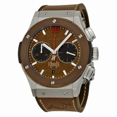 Hublot Classic Fusion Forbidden Automatic Chronograph Tobacco Dial Brown Leather Men's Watch 521NC0589VROPX14