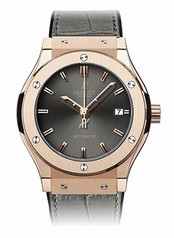 Hublot Classic Fusion Grey Dial 18K Rose Gold Automatic Men's Watch 565PX7080LR