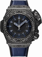 Hublot King Power Oceanographic Black Dial Blue Rubber Strap Men's Watch 731.QX.1190.GR.ABB12