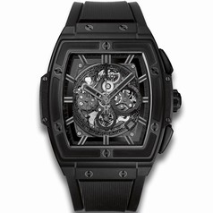 Hublot Spirit of Big Bang All Black Skeleton Dial Ceramic Men's Watch 601.CI.0110.RX