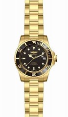 Invicta Pro Diver Black Dial Gold-plated Men's Watch 8929C